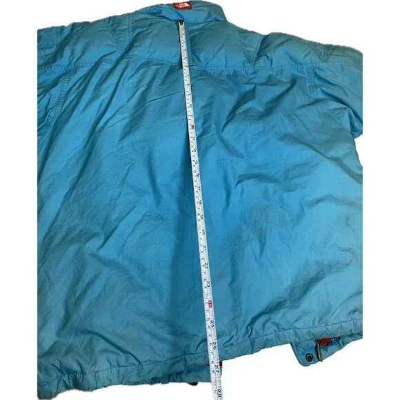 North Face Vintage 80s Down Feather Jacket Puffer Men’s Blue L - Picture 12 of 14